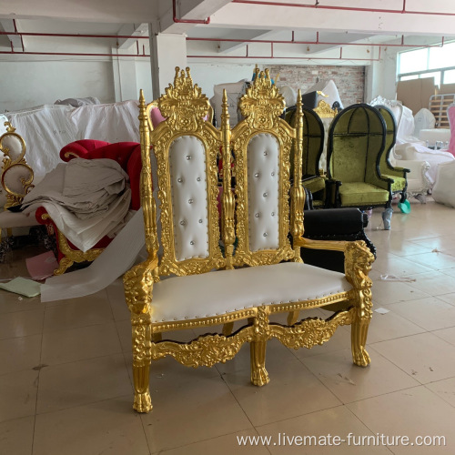 queen event throne chair love seat for sale